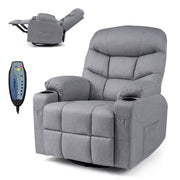 Recliner Chair Nursery Rocking Chair with Massage & Heat