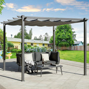 Aluminium Pergola Outdoor Garden Gazebos Summer Gazebo Large Canopy Patio Awning