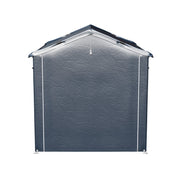 6 x 8 ft Garden Storage Shed Bike Apex Tool House Steel Frame Shelter Log Store