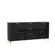 Loft Retro Industrial Modern Sideboard Vintage TV Unit Cabinet TV Stand