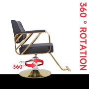 360° Swivel Barber Chair Hydraulic Adjustable Hairdressing Chair for Hair Salon