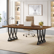 70.86'' Modern Executive Desk Rectangle Office Computer Desk Study Writing Table