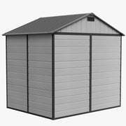 Plastic Garden Shed 8x4FT 8x6FT 8x8FT Apex Roof Outdoor Storage Sheds Tool Box