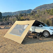 Car Awning Shelter Roof Top Tent Waterproof Side/Tailgate Canopy Camping Beach