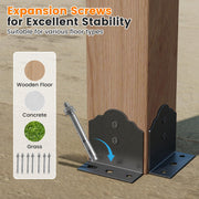 Outdoor Barbecue Canopy 263 x 151 cm Grilling Shelter with 2 Side Shelves