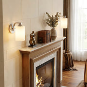 Minimalist Milk Glass Wall Light Lamp Body E27 Lamps Holder Wall Mounted Lights