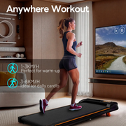 Walking Pad Under Desk Treadmill Folding Home Office Remote Control LED Display