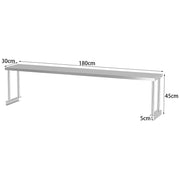 Commercial Catering Work Top Table Stainless Steel Bench Kitchen Food Storage