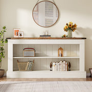 63-Inch Long Console Table Modern Narrow Entryway Table with Storage for Hallway