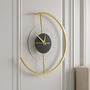 Dimmable LED Wall Lights 3 Colors Round Clock Wall Lamp Bedroom Living Room Lamp
