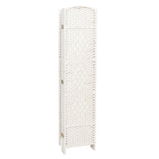 6 Panel Weave Wicker Room Divider Hand Made Privacy Screen/Separator/Partition