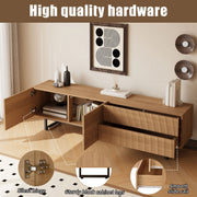 Modern TV Cabinet TV stand 2 Doors 2 Drawers Living Room Furniture 180x38x51.5cm