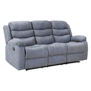 Roma | Grey, Dark Grey | Linen Recliner Sofa 3, 2, 1 Seater | Sofa