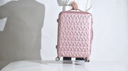 Hard Shell PC+ABS Cabin Suitcase 4 Wheel Travel Luggage Trolley Lightweight Case