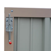 6ft x 8ft Garden Shed Metal Tool Sheds Outdoor Storage House Tools Box with Base