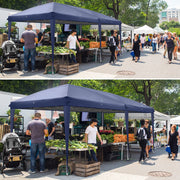 3x6m Outdoor Pop up Gazebo Heavy Duty Party Commercial Market Marquee W/ 6 Sides