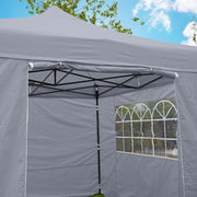 All Seasons Gazebos 3mx3m Heavy Duty Waterproof Pop up Gazebo 4 Side Walls
