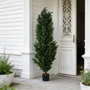 150cm Large Artificial CypressTree Fake Tropical Plant in Pot Indoor Outdoor Dec