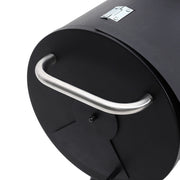 Large Charcoal Barrel BBQ Grill Garden Barbecue Patio Smoker Portable Wheels