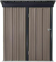 5 x 3ft Garden Lockable Bicycle Storage Bike Tool Box Shed Outdoor Garbage Bin