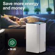 14L/Day Large Dehumidifier Portable Quiet Home Air Dryer for Mould Moisture Damp