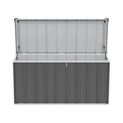 Metal Storage Sheds Waterproof Lockable Garden Deck Box Storage Container Box
