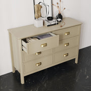 Large 6 Drawer Chest of Drawers - Lawrence Mocha Range