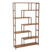 Large Wooden Bookcase Room Divider Tall Bookshelf Storage Display Shelving Unit