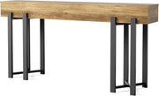 160cm Console Table for Entryway, Industrial Wooden Sofa Table for Living Room