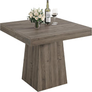 31.5-Inch Square Dining Table Farmhouse Small Kitchen Dinner Table for 4 People