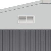 10 x 12 FT Galvanised Metal Steel Sheds Garden Storage Shed Ventilation w/ Door