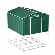 Metal Shed Outdoor Garden Storage 7x4 - 11x14 Apex Roof Galvanised Steel Ranger