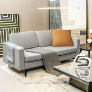 Modern Upholstered Loveseat Sofa 2-Seat Sofa Couch w/ Seat Cushions