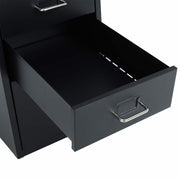 3-10 Drawer Metal Filing Cabinet Cupboard on Castors Cabinet Storage Home Office