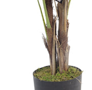 Artificial Leaf Palm Tree 120cm Green Realistic Faux Indoor Home Office Decor