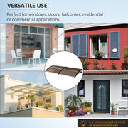 Door Canopy Awning Shelter Outdoor Porch Patio Front Back Window Roof Rain Cover