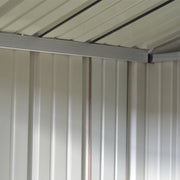 6ft x 8ft Garden Shed Metal Tool Sheds Outdoor Storage House Tools Box with Base