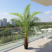 2ft-6FT Large Artificial Palm Tree Indoor Outdoor Potted Plant Home Office Decor