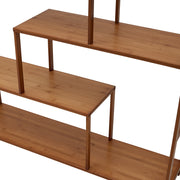 Large Wooden Bookcase Room Divider Tall Bookshelf Storage Display Shelving Unit