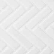 10-Pack White & Grey Self-Adhesive 3D Wall Tile Stickers Waterproof Peel