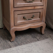 Solid Wood 3 Drawer Bedside Table Bedroom furniture, wooden bedroom furniture