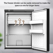 DC 240V 12V 24V CAMPERVAN FRIDGE FREEZER 65L COMPRESSOR MOTORHOME BOAT