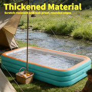 450L Inflatable Paddling Pool Family Kids Garden Outdoor Swimming Pool Summer