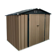 Storage Garden Shed Apex Roof Free Foundation Tool Box With Base 6X8FT