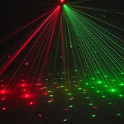 Moving Head Party Light Rotating Disco Bar Stage Lights Laser Beam Strobe Remote