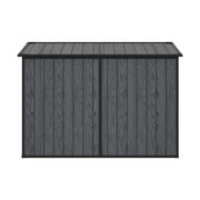 8x4ft Outdoor Large Shed Plastic Garden Tools Bike Storage Shed House SlopedRoof