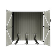Outdoor Lockable Bicycle Shed Bike Storage Tool Box Garden Garbage Bin Shed