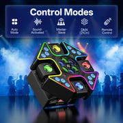 150W Moving Head Party Light Rotating Disco Ball Laser Beam Strobe with Remote