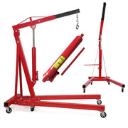Jack Wheeled Folding Hoist/Shop Crane Steel 2 Ton Hydraulic Engine Stand Lift
