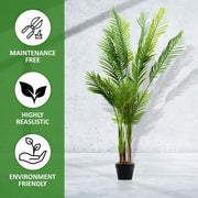 150cm Large Artificial Palm Tree Realistic Decorative Plant Indoor Home Office